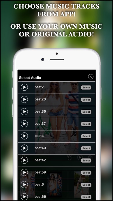 Screenshots of Video Mixer - Combine multiple videos and add background music for iPhone