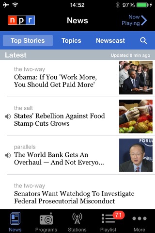 NPR screenshot