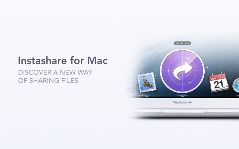 instashare air drop transfer mac free