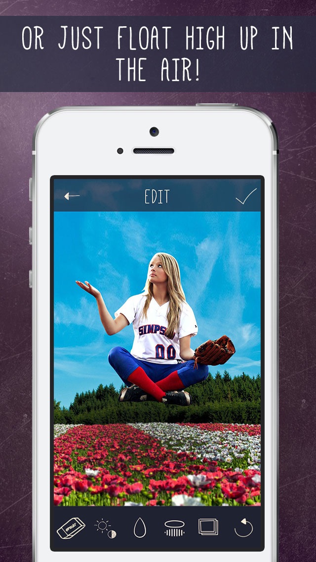Screenshots of Float - Easier Levitation Illusion Images! DIY Superimpose Floating Tool for Photo.shop for iPhone