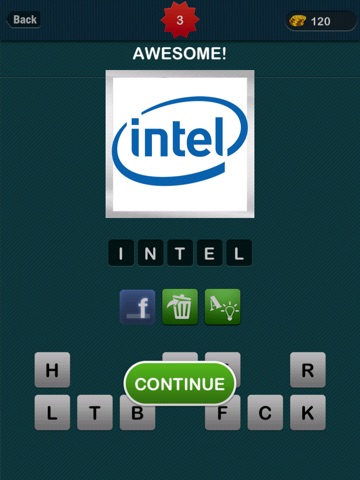 Screenshots of LogoGuess : #1 Logo Guess The Word about brand for iPad