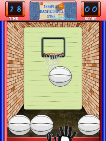 Doodle Basketball - 無料 バスケットボール ゲームのおすすめ画像2