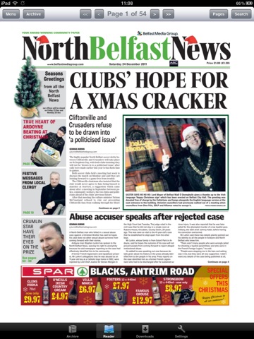 Скриншот из North Belfast News