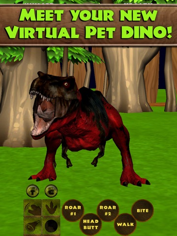 Virtual Pet Dinosaur - Tyrannosaurus Rex на iPad