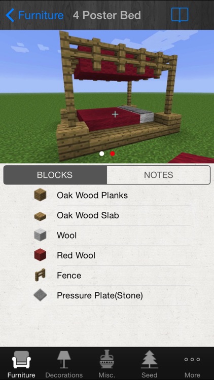 Furniture Guide For Minecraft Seeds Video And Crafting