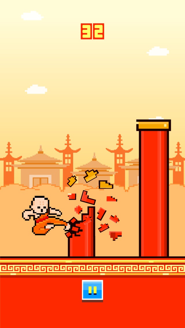 Screenshots of Tiny Monk Fight - Play Free 8-bit Retro Pixel Fighting Games for iPhone