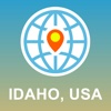 Idaho, USA Map - Offline Map, POI, GPS, Directions map of idaho cities 