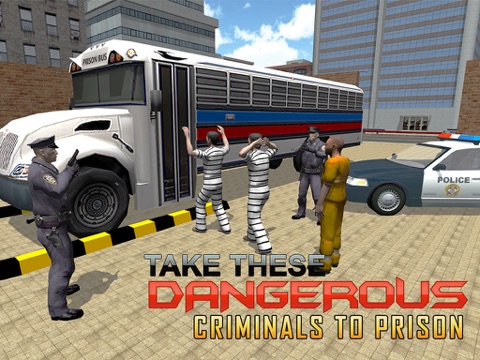 Полиция тюрьмы Автобус долг - Алькатрас тюрьма уголовное моделирование Транспортер на iPad