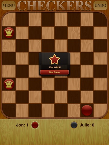 Screenshots of Checkers Free for iPad