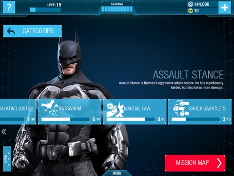 Screenshots of Batman: Arkham Origins for iPad