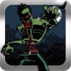 Evil Robot Slings Shot Attack