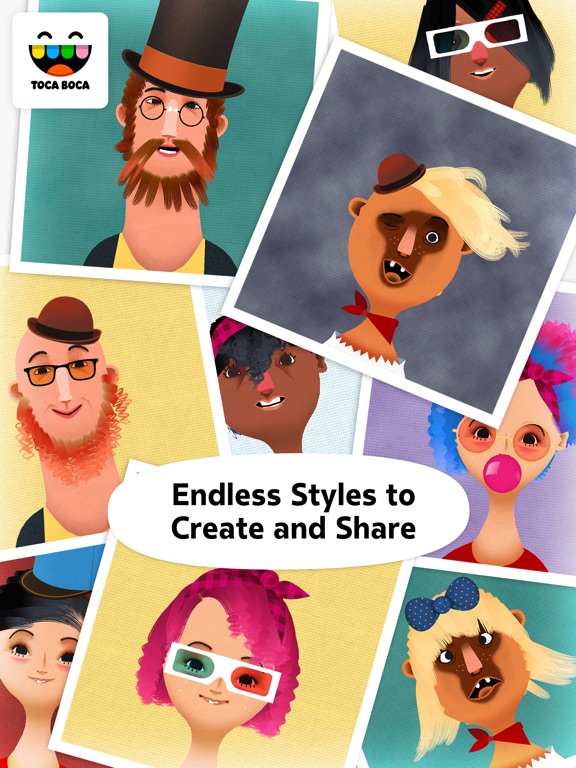 Screenshots of Toca Hair Salon 2 for iPad