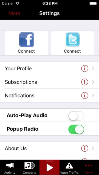 Captura de pantalla del iPhone 4