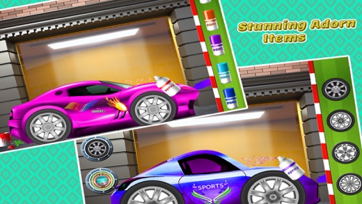 voiture de sport lavage design - nettoyage & jeux de lavage pour