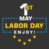 5月1日 國際勞動節 相機 照片編輯器 – 在照片上加入文字 標題非常容易 的精美相框及貼紙 創作美麗照片 的精美相框及貼紙 精選高解析度設計項目