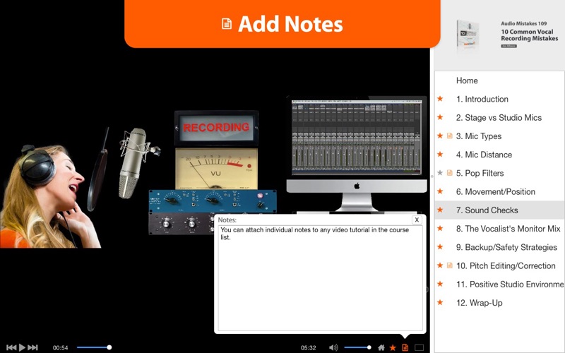 individual notes individual notes