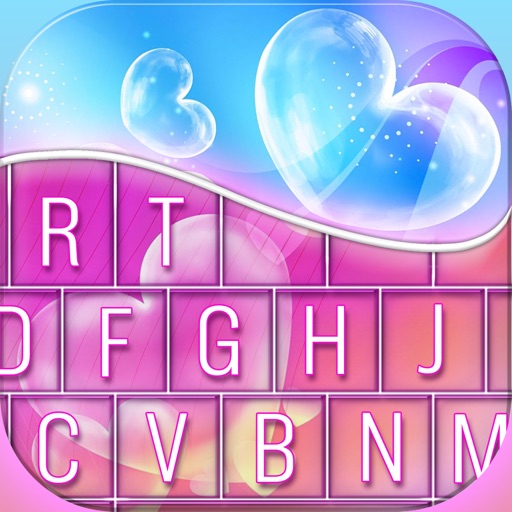 用のキーボードのテーマ愛 Iphone カラフルな背景のスキン 可愛いフォントチェンジャー デベロッパー Goran Jankovic