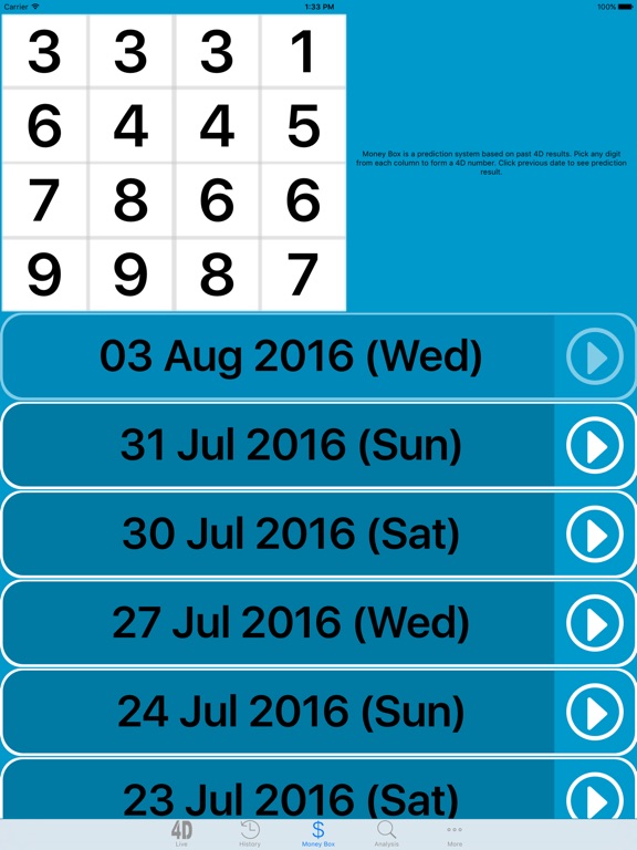 SG Live 4D on the App Store