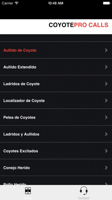 Captura de pantalla del iPhone 3
