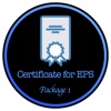 Certificate Design - Package one for EPS