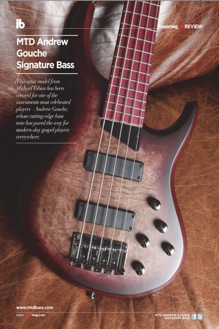 Скриншот из iBass Magazine - bass guitar lessons & bass gear