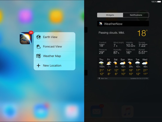 Captura de tela do iPad 5