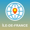 Ile-de-France Map - Offline Map, POI, GPS, Directions massif central france map 