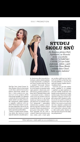 Elle Magazine Czech screenshot1