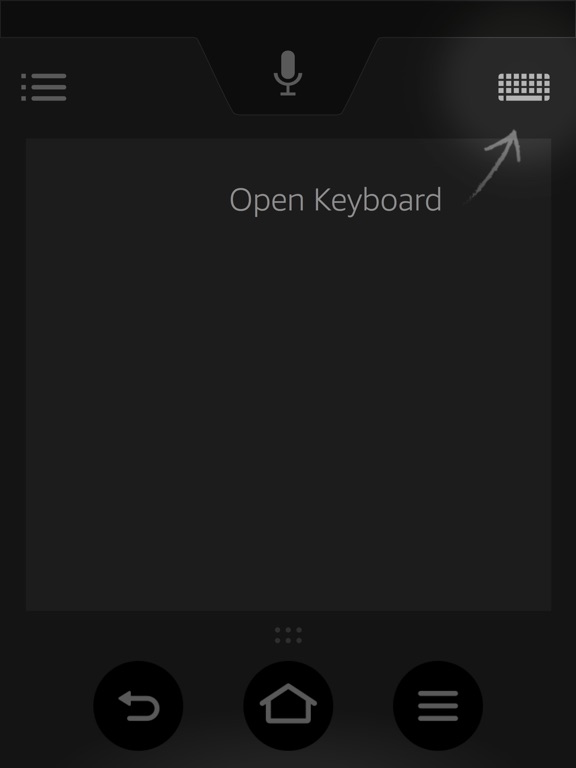 Screenshots of Amazon Fire TV Remote for iPad