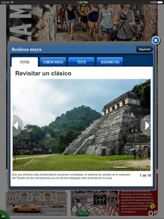 Captura de pantalla del iPad 5