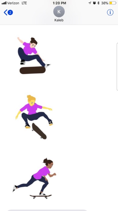Bit Skate Emoji screenshot1