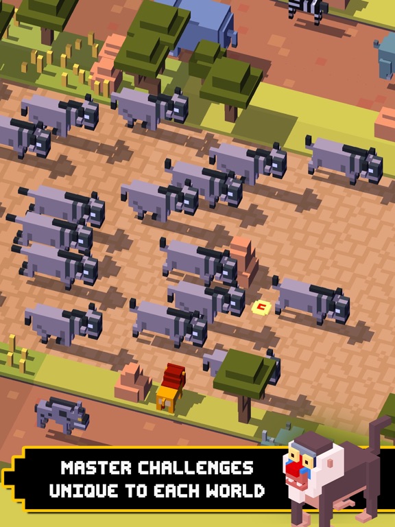 Screenshots of Disney Crossy Road for iPad