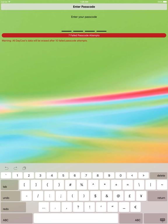 iPad Screenshot 2