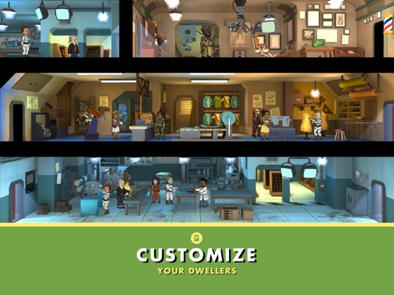 Screenshots of Fallout Shelter for iPad