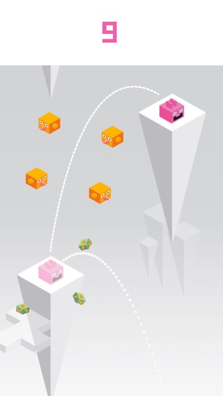 Bouncy Blocks - Endless Arcade Gameのスクリーンショット1 Bouncy Blocks - Endless Arcade Gameのスクリーンショット1