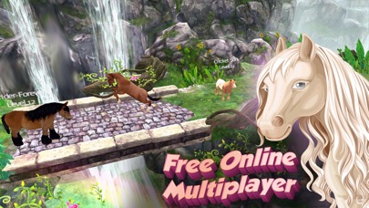 Screenshots of Horse Quest Online 3D Simulator - My Multiplayer Pony Adventure for iPhone