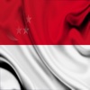 Indonesia Singapura frase bahasa Indonesia Melayu kalimat Audio indonesia flag 