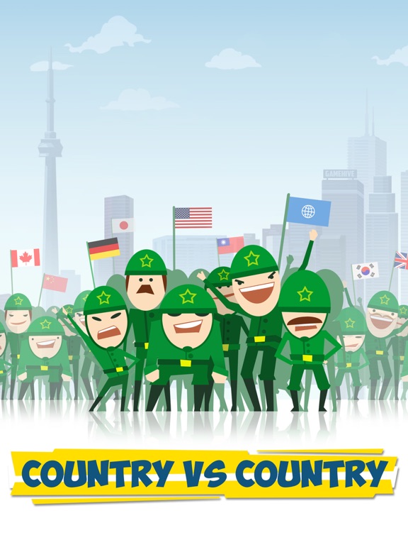 Screenshots of Tap Tycoon - Country vs Country for iPad
