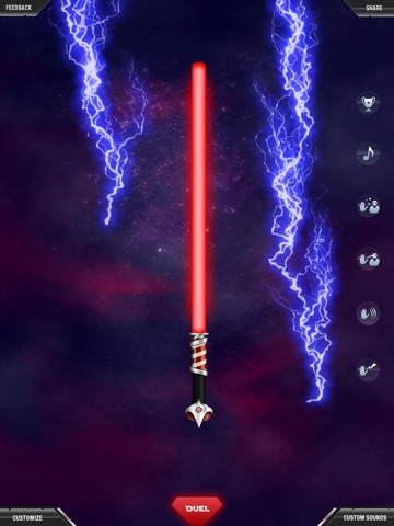 Screenshots of Crystal Saber of Light - The ultimate light saber experience in your pocket for iPad