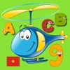 Kid Shape Puzzles - A Game Helps Kids Learn Vietnamese kid mountain shape