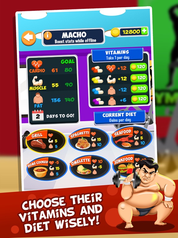 Screenshots of Gym Fit to Fat Race - real run jump-ing & wrestle boxing games for kids! for iPad