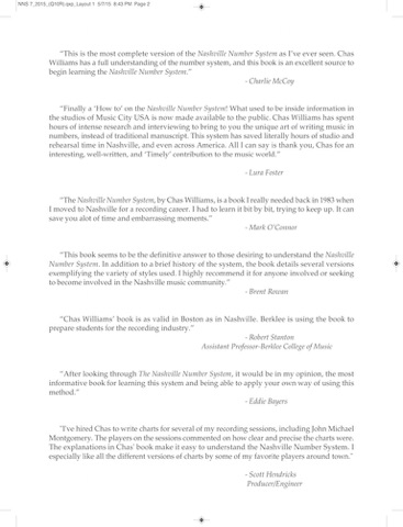 The Nashville Number System Ebook