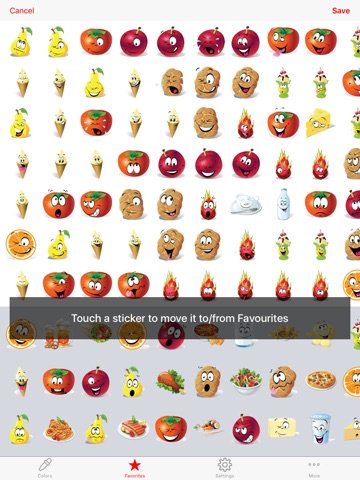 Скриншот из Food Keyboard