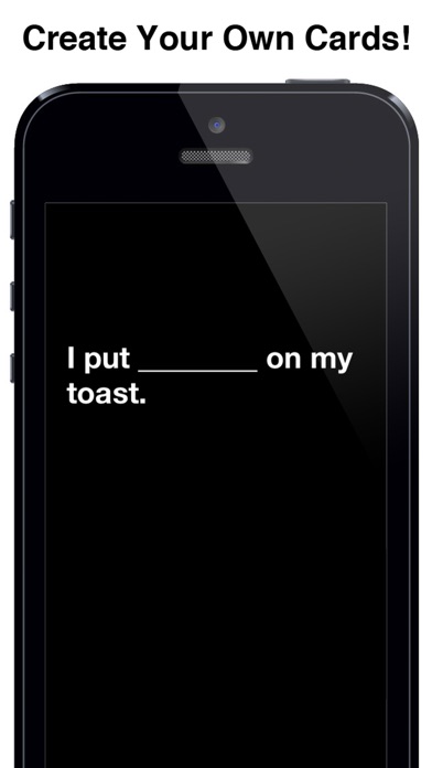 Screenshots of Black Cards for iPhone