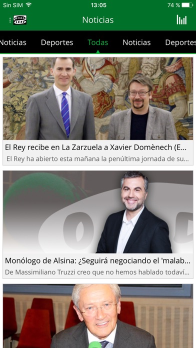 Captura de pantalla del iPhone 4