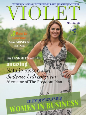 Скриншот из Violet Magazine for Female Entrepreneurs And Women In Business.