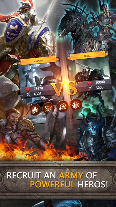 Screenshots of Heroes of Camelot for iPhone