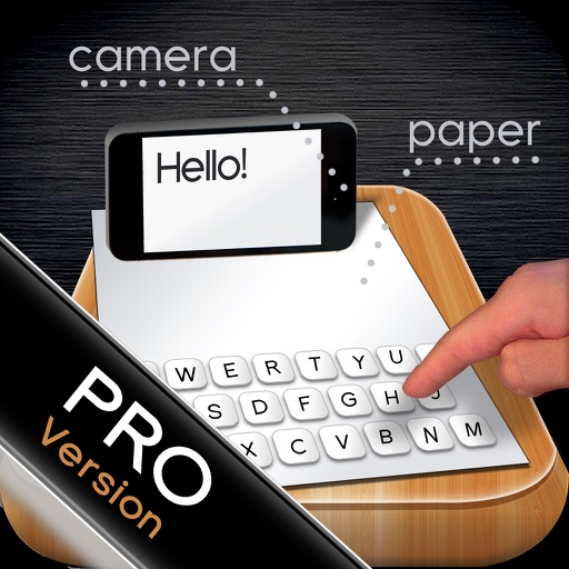 Paper Keyboard Pro - Fast typing and playing with a printed keyboard