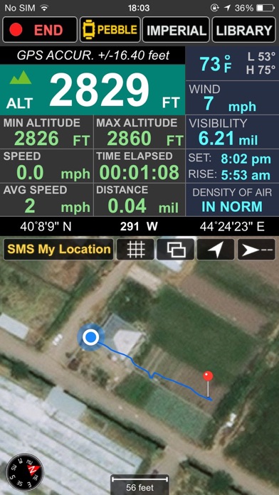 download Altimeter -PRO With Pebble Edition (Compass Weather Speedometer & Location Tracking) apps 2