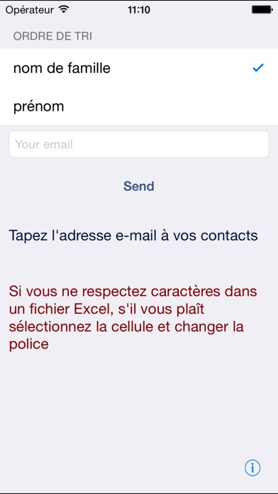 Capture d’écran iPhone 1